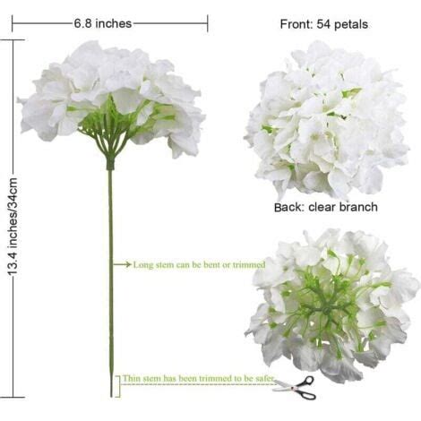 Décoration de mariage avec hortensias artificiels