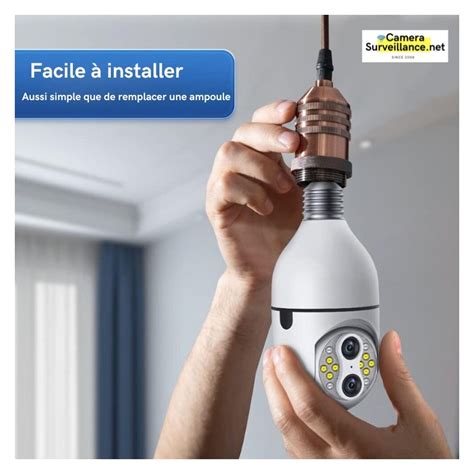 Détails techniques d'une caméra ampoule