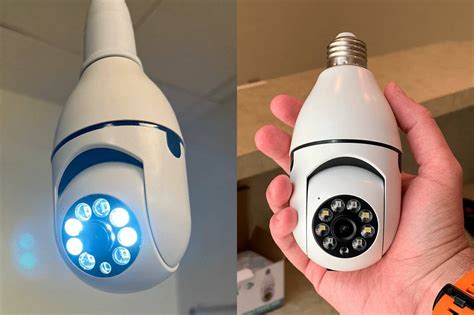 Exemples d'emplacements pour une caméra ampoule
