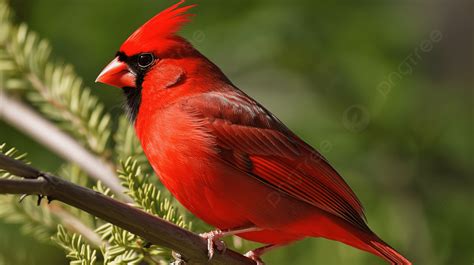 Cardinal rouge sur une branche enneigée