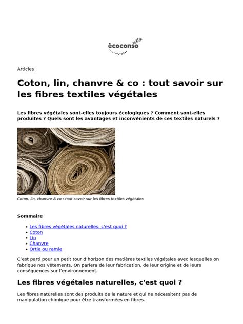 guide visuel fibres textiles compostables
