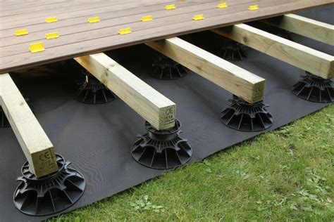 Terrasse sur plots PVC réglables