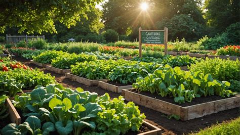 Jardin potager luxuriant