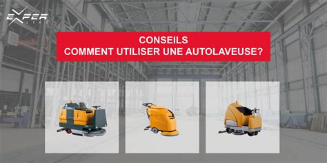 Diagramme montrant le fonctionnement d'une autolaveuse