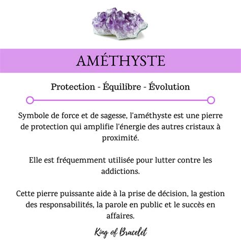 Améthyste, ses vertus et symbolisme