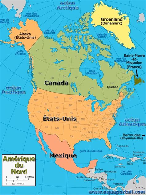 Carte de répartition des Amelanchier en Amérique du Nord