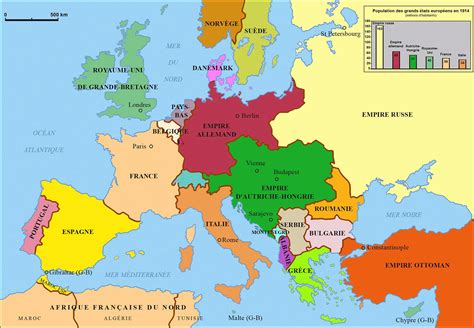 Carte des zones de cueillette en Europe au XIXe siècle