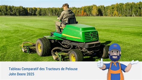 Tableau comparatif des modèles John Deere
