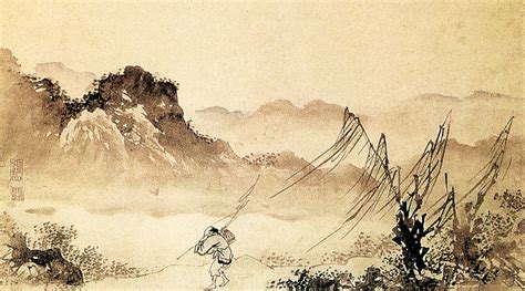 Peinture chinoise ancienne de Penjing