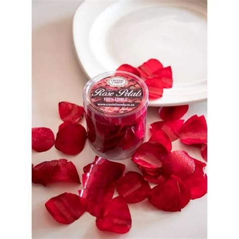 Pétales de rose comestibles