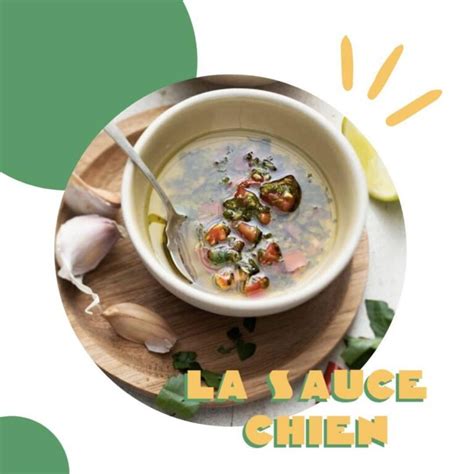 Infographie sur les ingrédients de la sauce chien et son histoire