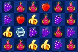 Tableau de jeu Fruity Party avec des fruits assortis