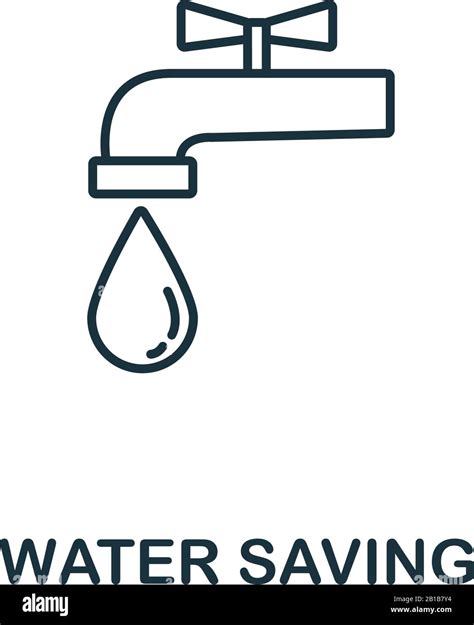 Icone d'économie d'eau et de personnalisation