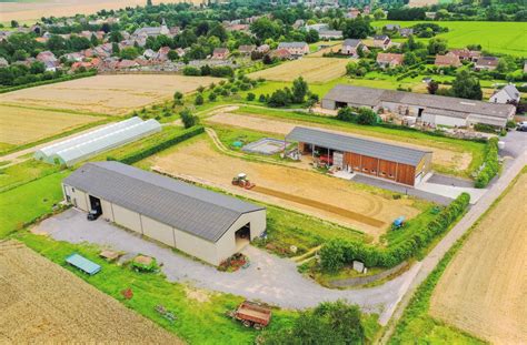Illustration d'une ferme en permaculture avec élevage intégré
