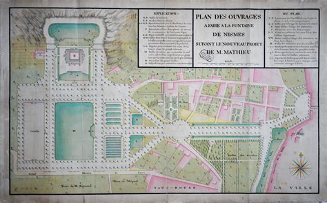 Plan des jardins de la Prioutée à Chevaigné
