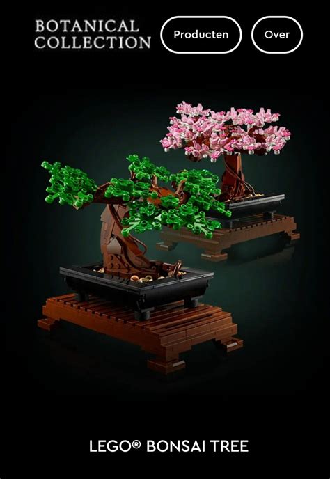 Different arrangements of the LEGO Bonsai Tree