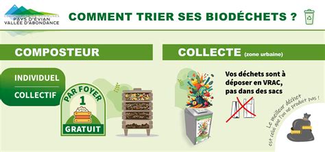 Infographie comparant le tri des biodéchets en bornes et le compostage individuel
