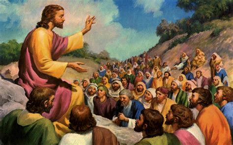 Jésus enseignant en paraboles