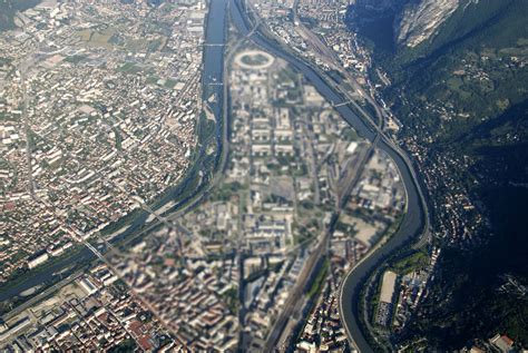 Vue aérienne de Montagney