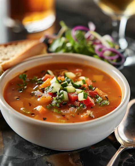 Bol de potage de légumes