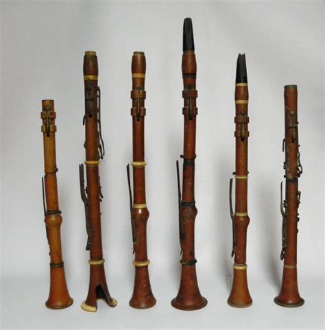 Clarinettes historiques en buis