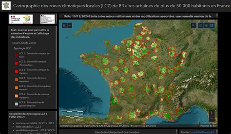 Cartographie des zones climatiques et risques pour l'agriculture