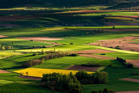 Paysage de la campagne auvergnate