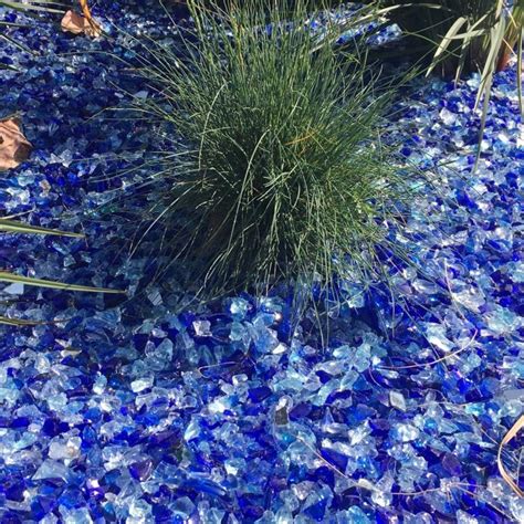 Verre pilé coloré pour décoration extérieure