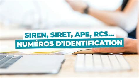 Extrait RNE, SIREN, SIRET