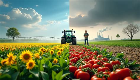 Comparaison des rendements entre agriculture durable et intensive