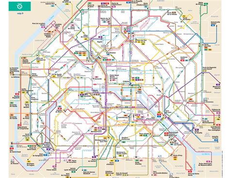 Plan des lignes de bus de Montfermeil