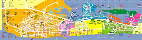 Plan du Barcarès avec points d'intérêt