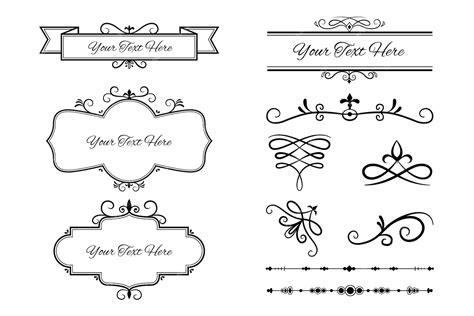 Sélection de plumes calligraphiques pour styles ornementaux