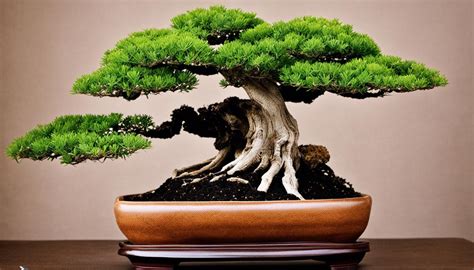 Bonsai traité au liquide à jin