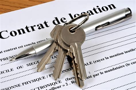 clés sur un contrat de location