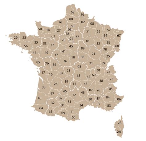 Carte des départements expérimentant l'aide à la prévention RGA