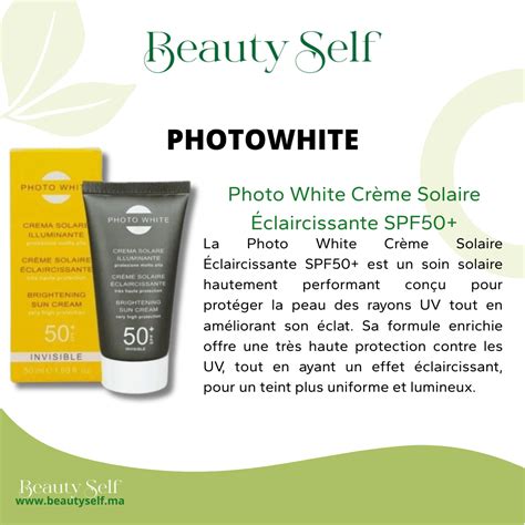 Protection solaire et crème éclaircissante