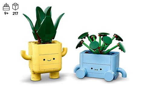 Les petites plantes souriantes LEGO Botanicals avec leurs pots interchangeables et leurs visages joyeux