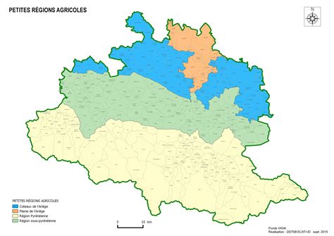 carte des régions agricoles de Meurthe-et-Moselle