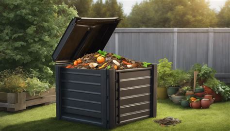 Bac de compost et déchets organiques