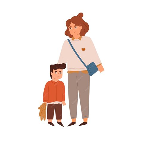 Illustration d'un enfant sous la protection d'un adulte