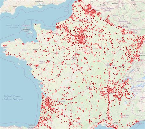 Carte des zones à risque de pollution des sols