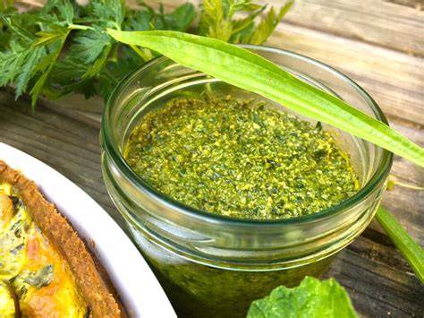 Plat de pesto de plantain