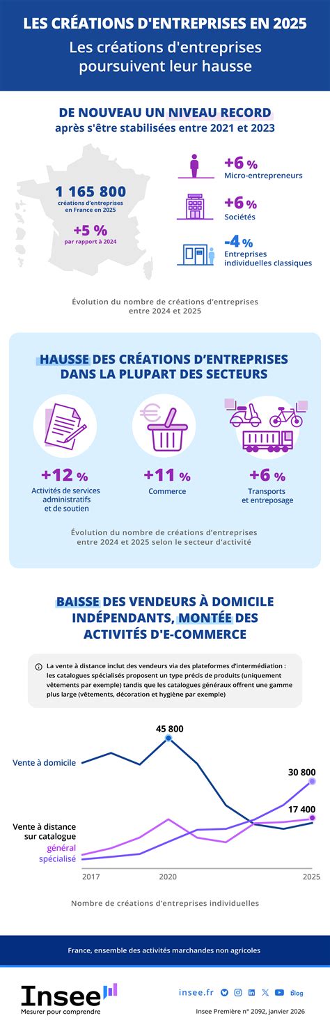 Infographie sur les registres d'entreprises en France (Sirene, RNE)