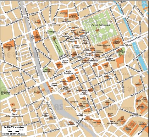 Plan de Nancy et Châlons-en-Champagne
