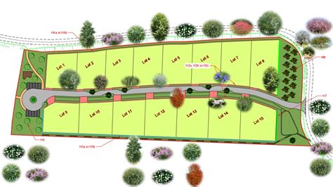 plan des espaces verts
