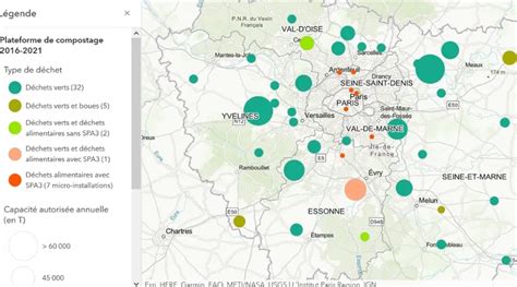 Carte des déchetteries et plateformes de compostage de l'Aisne