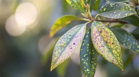Jardinier inspectant les feuilles d'un rhododendron pour détecter les maladies