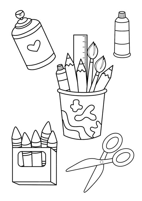 Matériel de dessin et de coloriage