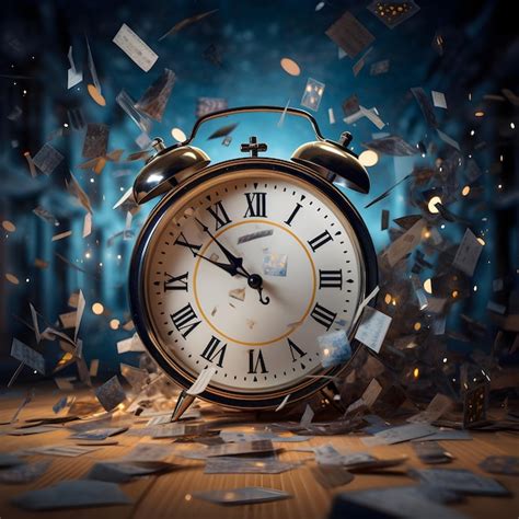 Horloge ancienne symbolisant le temps qui passe